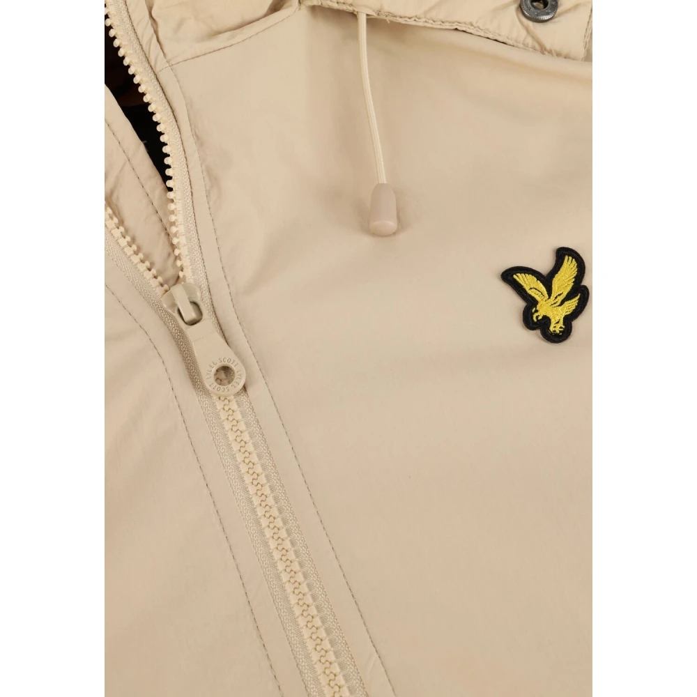 Lyle & Scott Beige Gewatteerd Pufferjack Beige Heren
