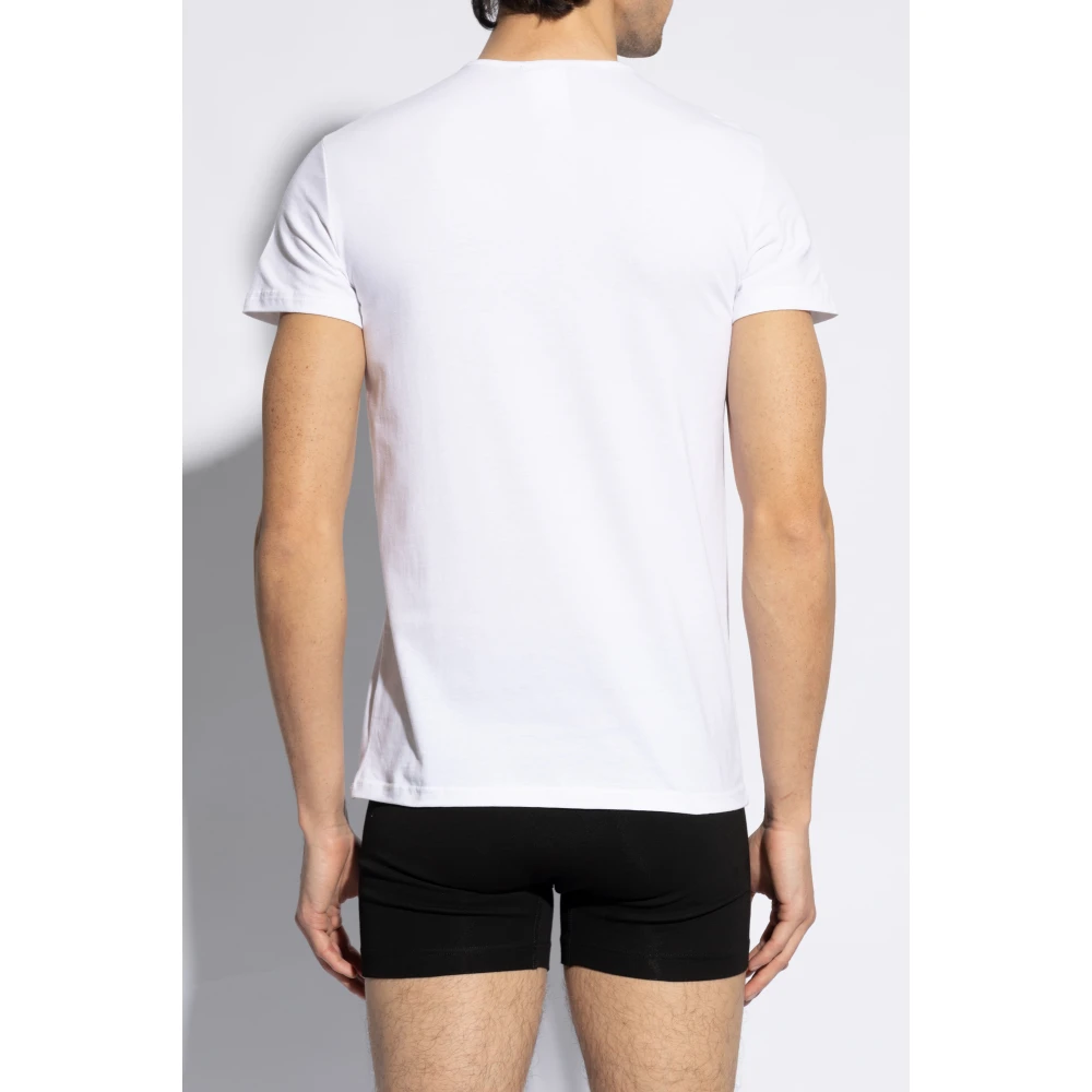 Versace T-shirt tweepak White Heren