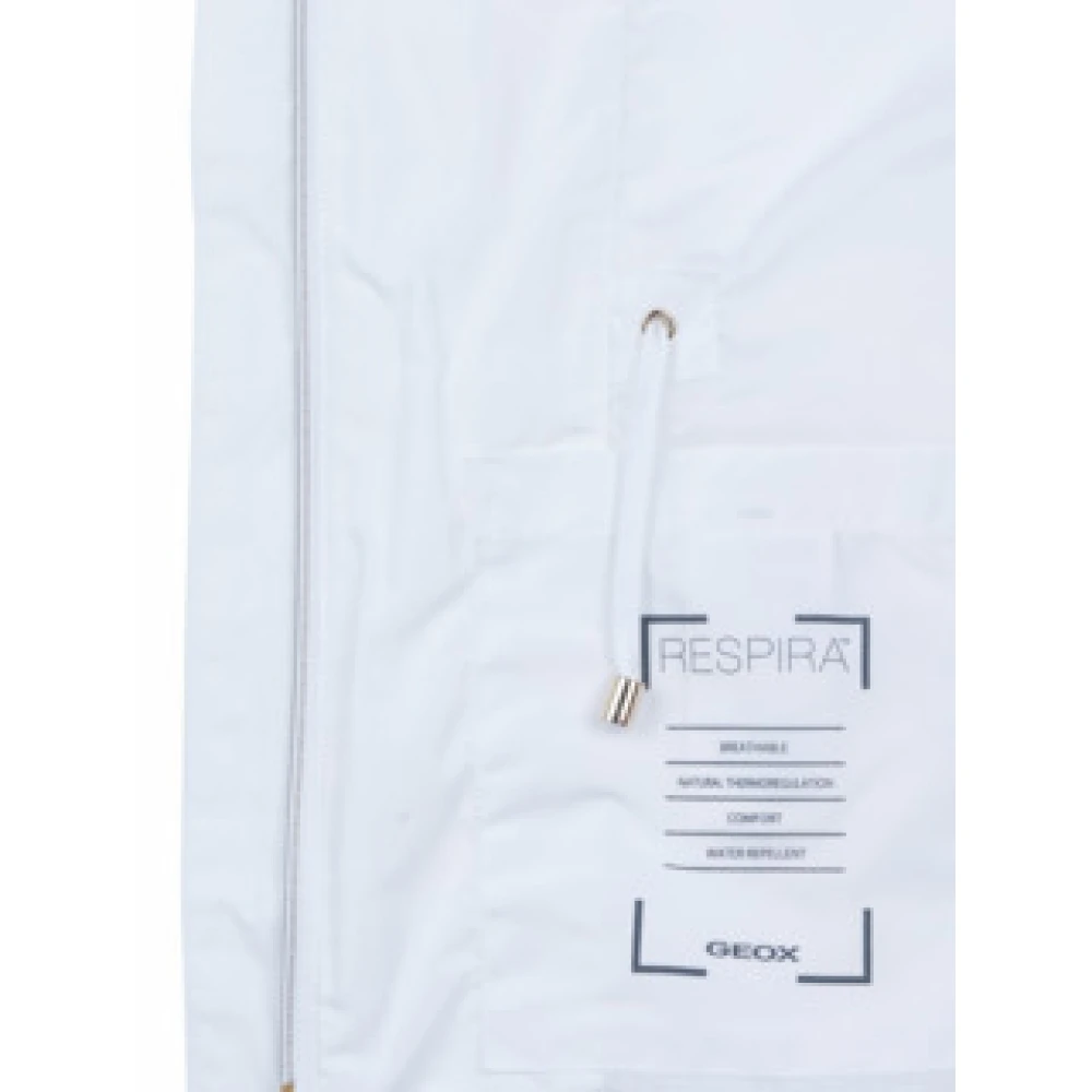 Geox Stijlvolle Lichte Jas White Dames