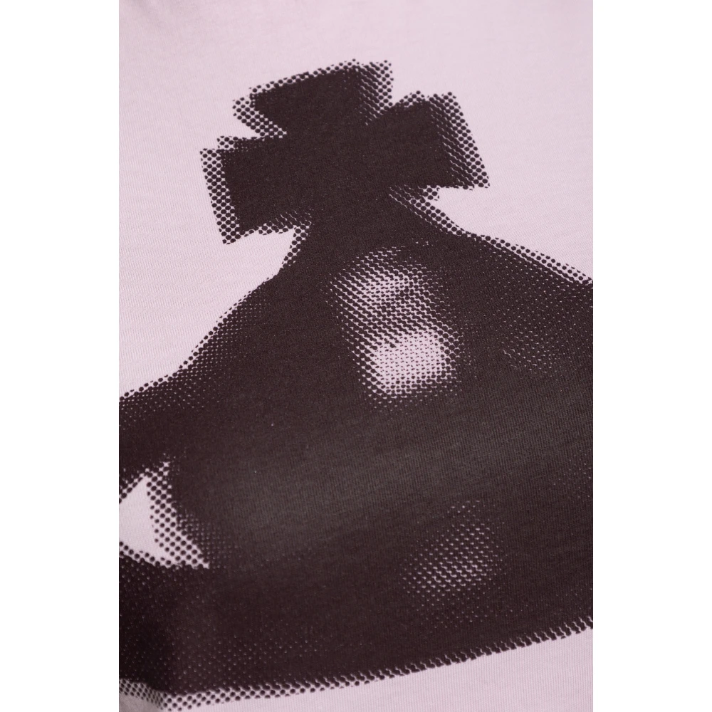 Vivienne Westwood T-shirt met logo Purple Dames