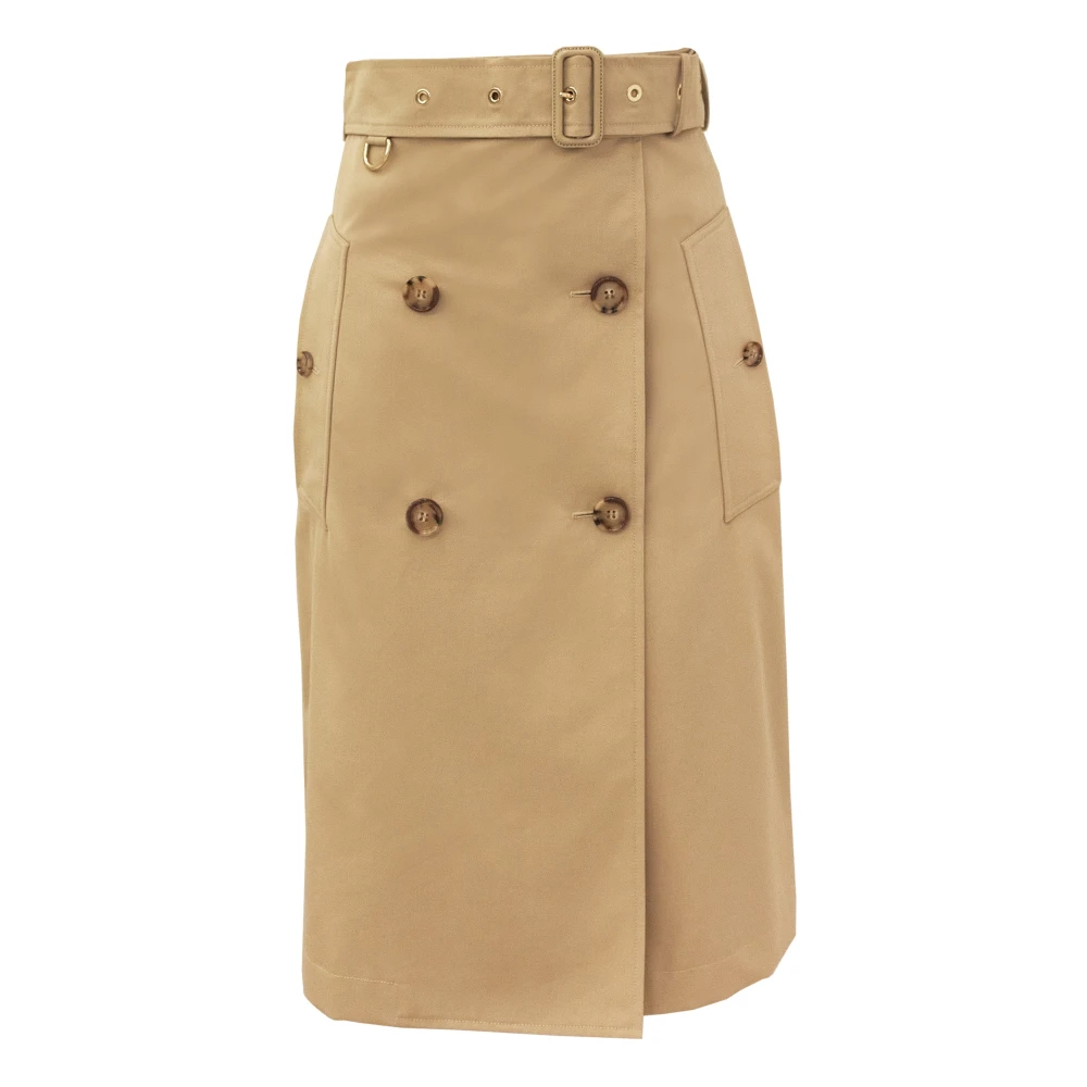 Burberry Britse Chic Trench Rock Brown Dames