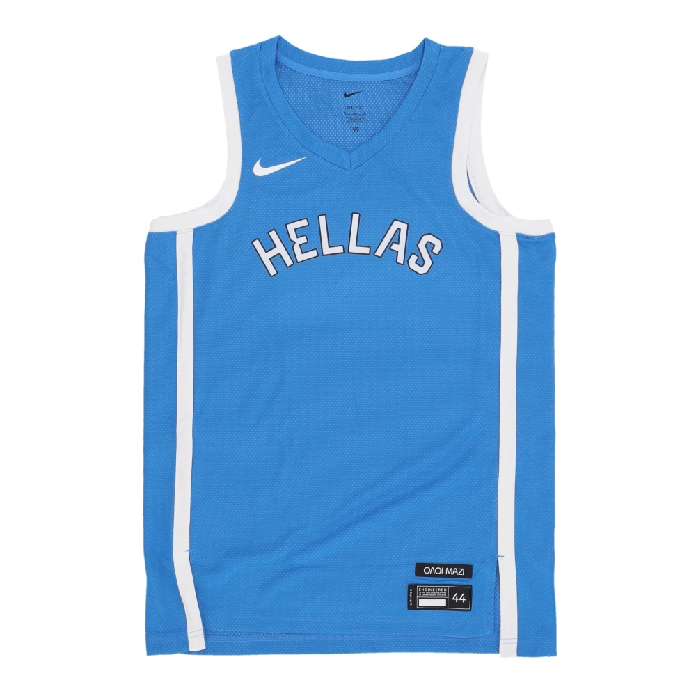 Nike Men's Blue Training, L, Greek Basketball Tank Top Limited Edition