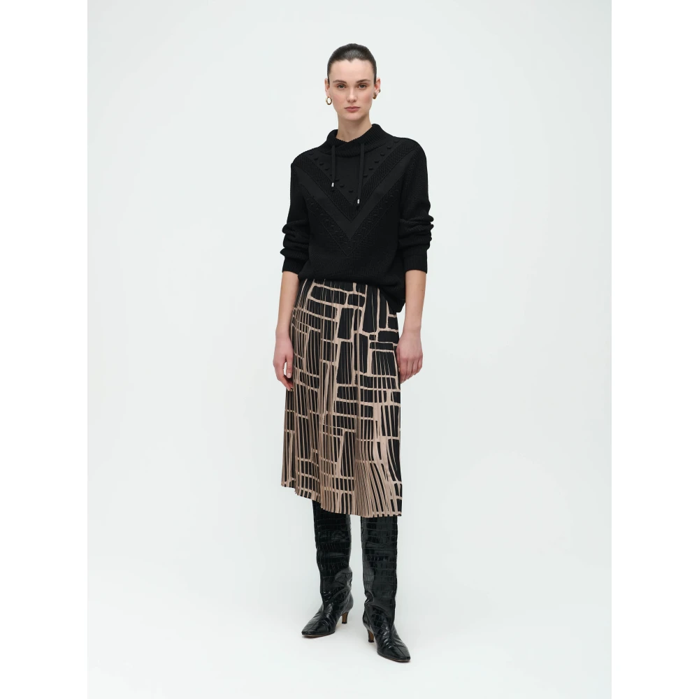 Jane Lushka Nadig Pullover | Zwart Black Dames