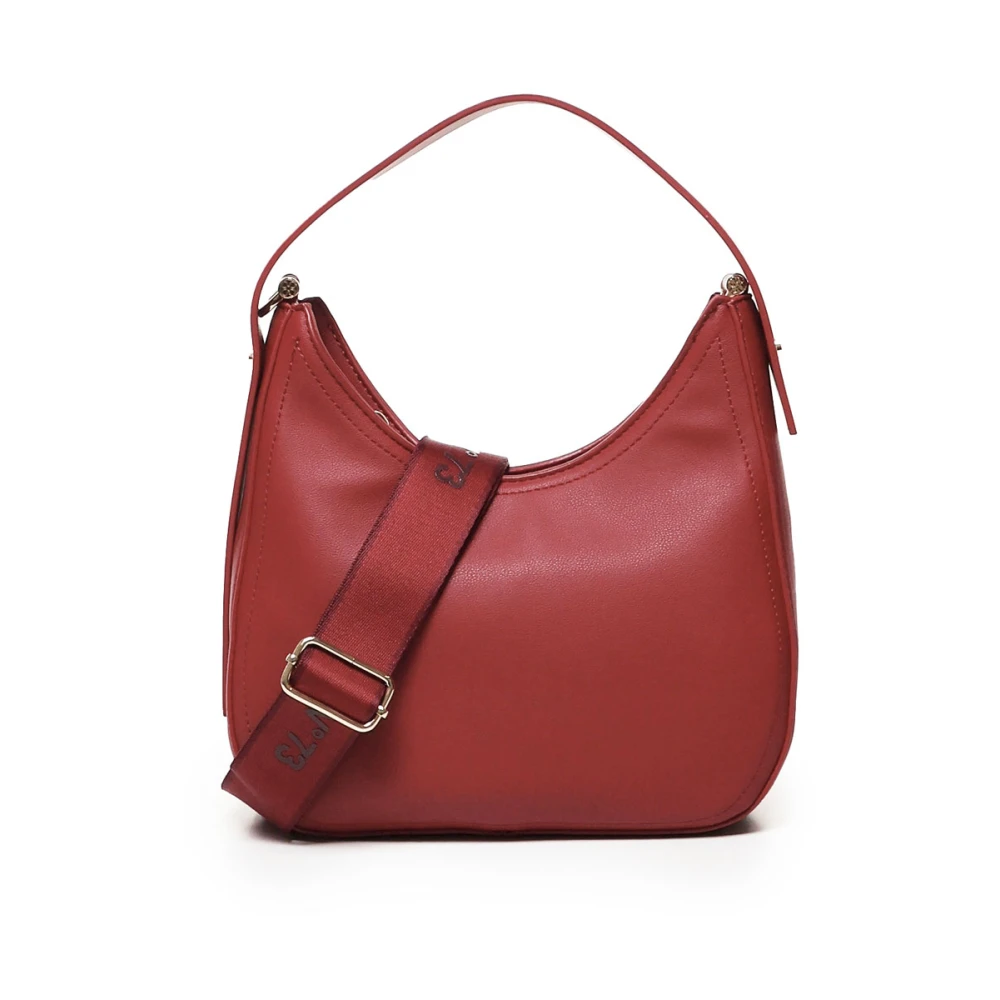 V73 Micrograin Hobo Tas in Ruby Red Dames