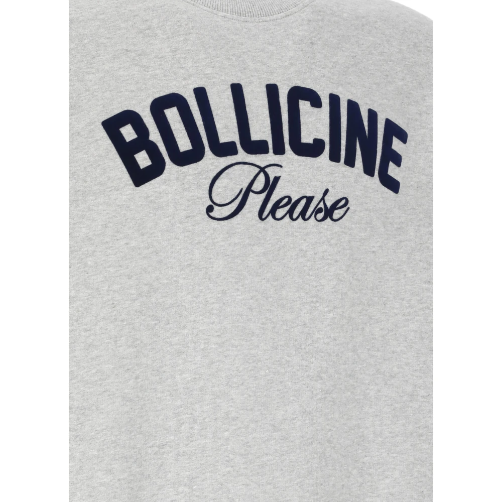 Saint Barth Grijze Katoenen Crew Neck Sweater Gray Heren
