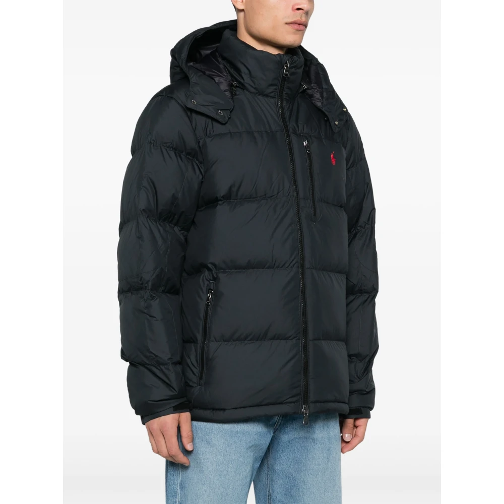 Polo Ralph Lauren Zwarte Gewatteerde Jas Black Heren