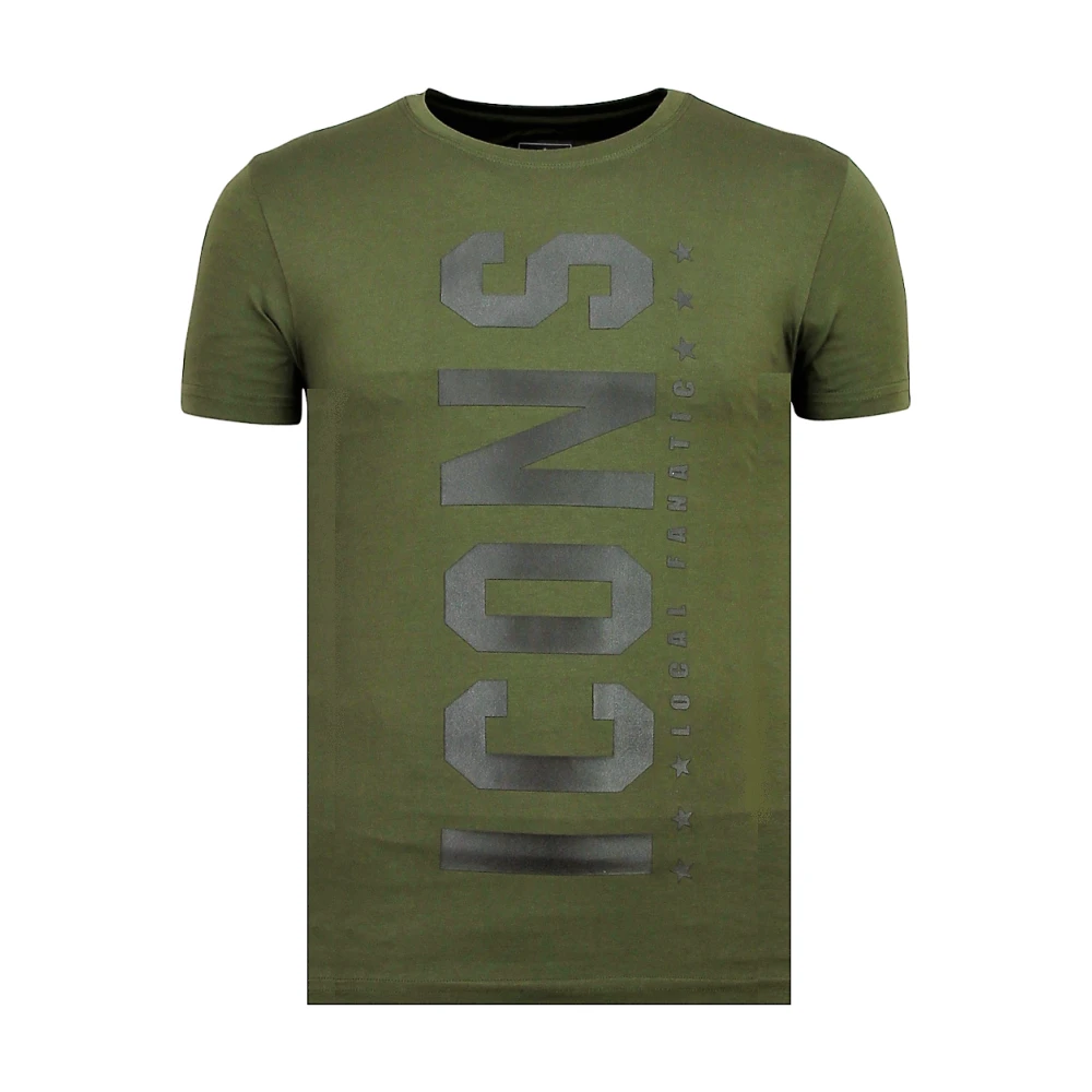 Local Fanatic Icons Vertical T shirt - Billiga Sommarkläder Herr - 6362G Green, Herr