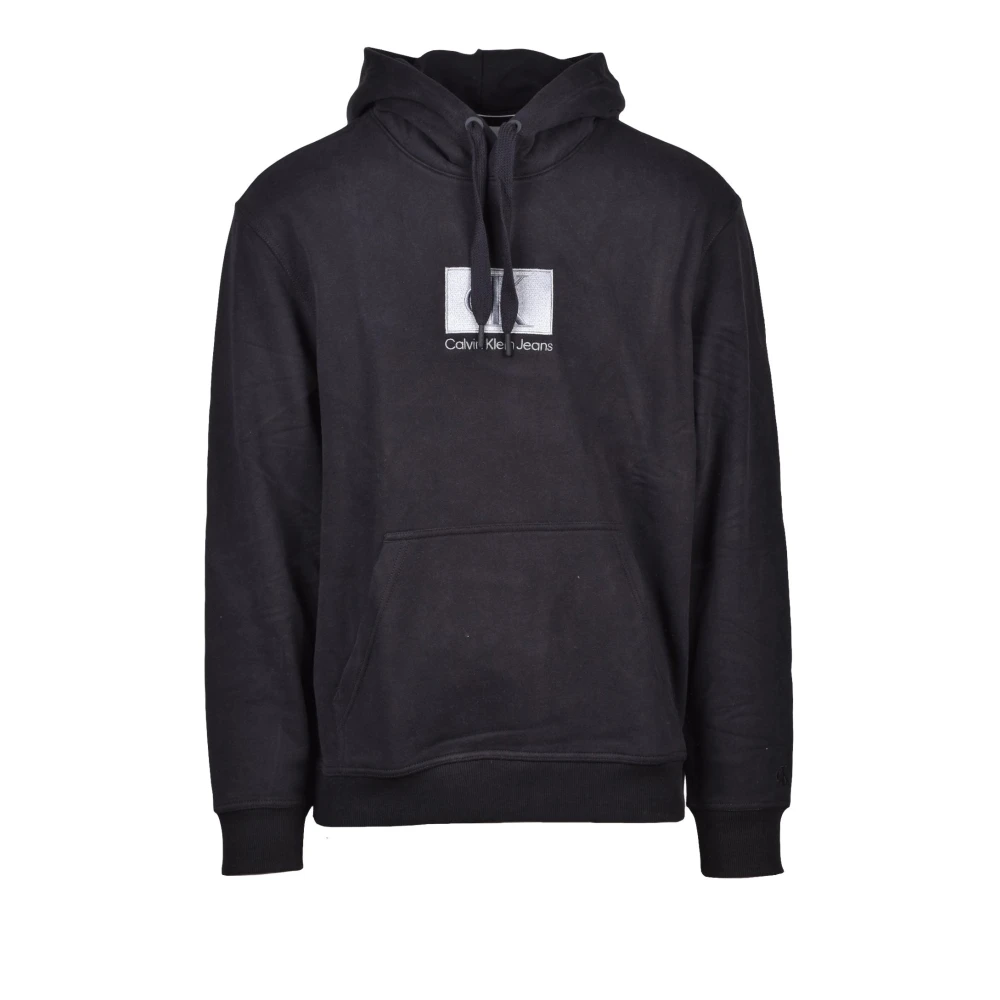 Calvin Klein Jeans Katoenen Sweatshirt Black Heren