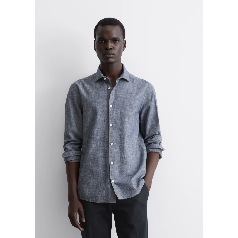 Marc O'Polo Shirtvormig Blue Heren