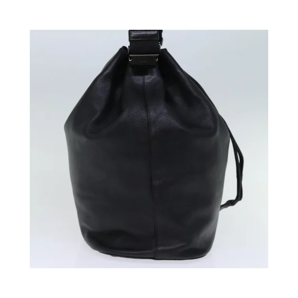 Prada Vintage Pre-owned Leather prada-bags Black Dames