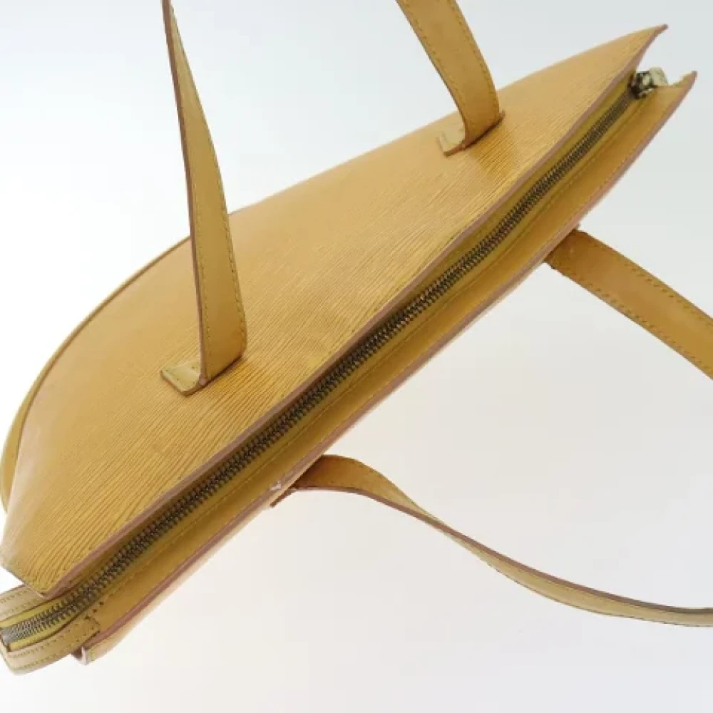 Louis Vuitton Vintage Pre-owned Leather handbags Yellow Dames