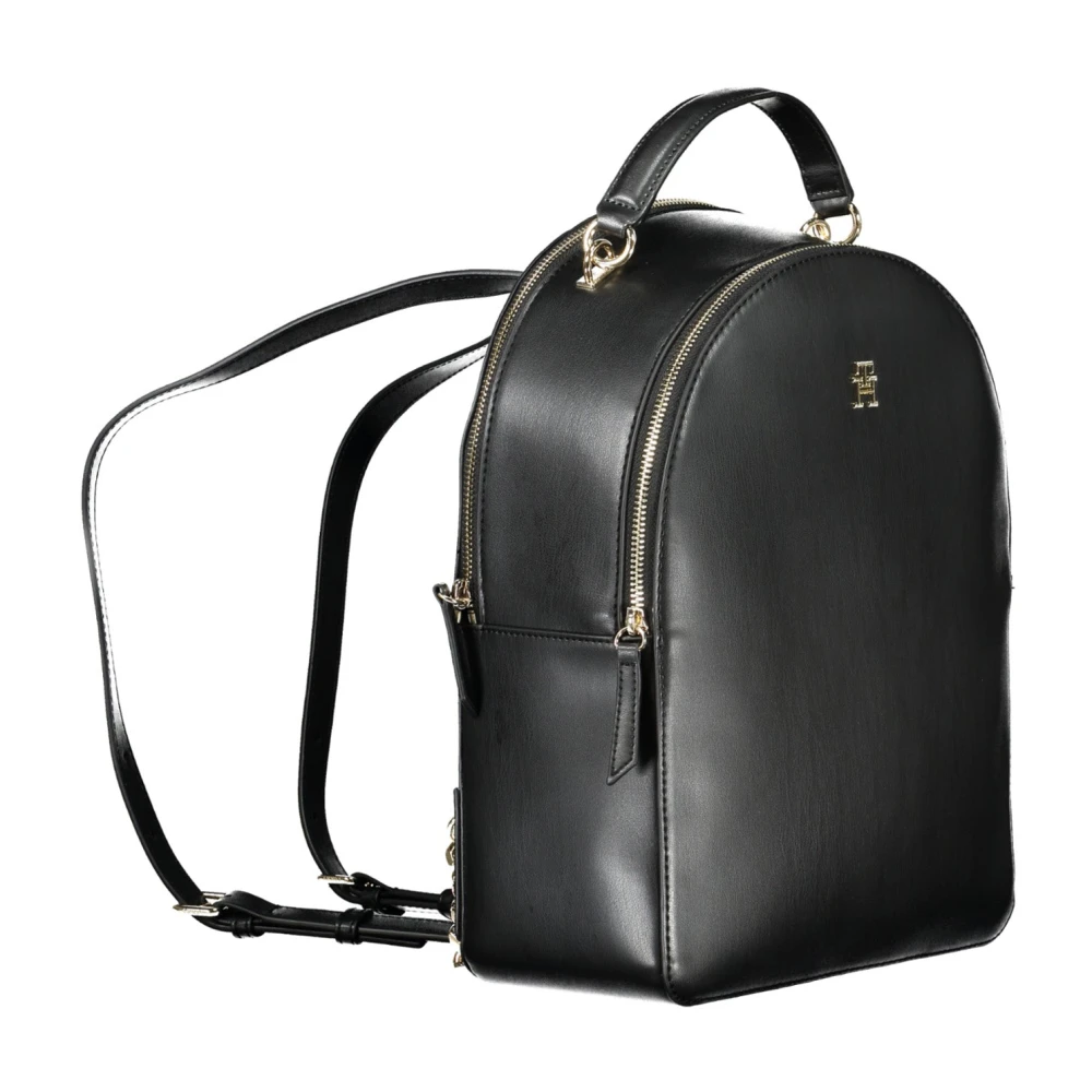 Tommy Hilfiger Zwarte damesrugzak met verstelbare bandjes Black Dames