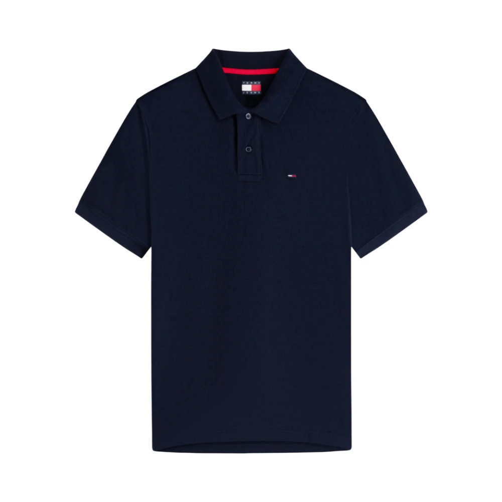 Tommy Jeans T-Shirts And Polos Blu - Male - Polo Shirts - Blue - Xl - Tops
