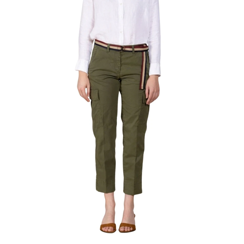 Mason's Donna Verde - Marlene Cargo - Trousers - Xs