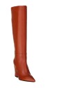 orange-leather-ankle-boots