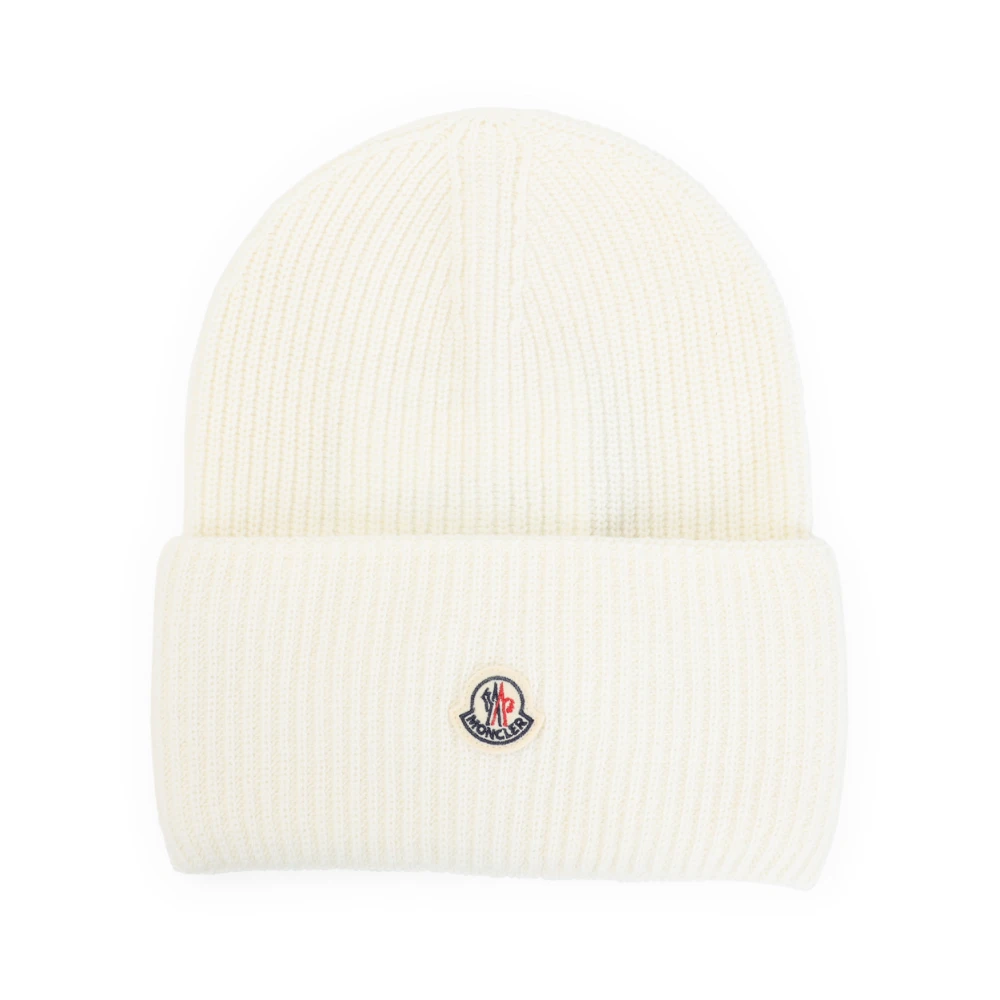 Moncler Women's White Accessories, One Size, Stylish Winter Hat For Men