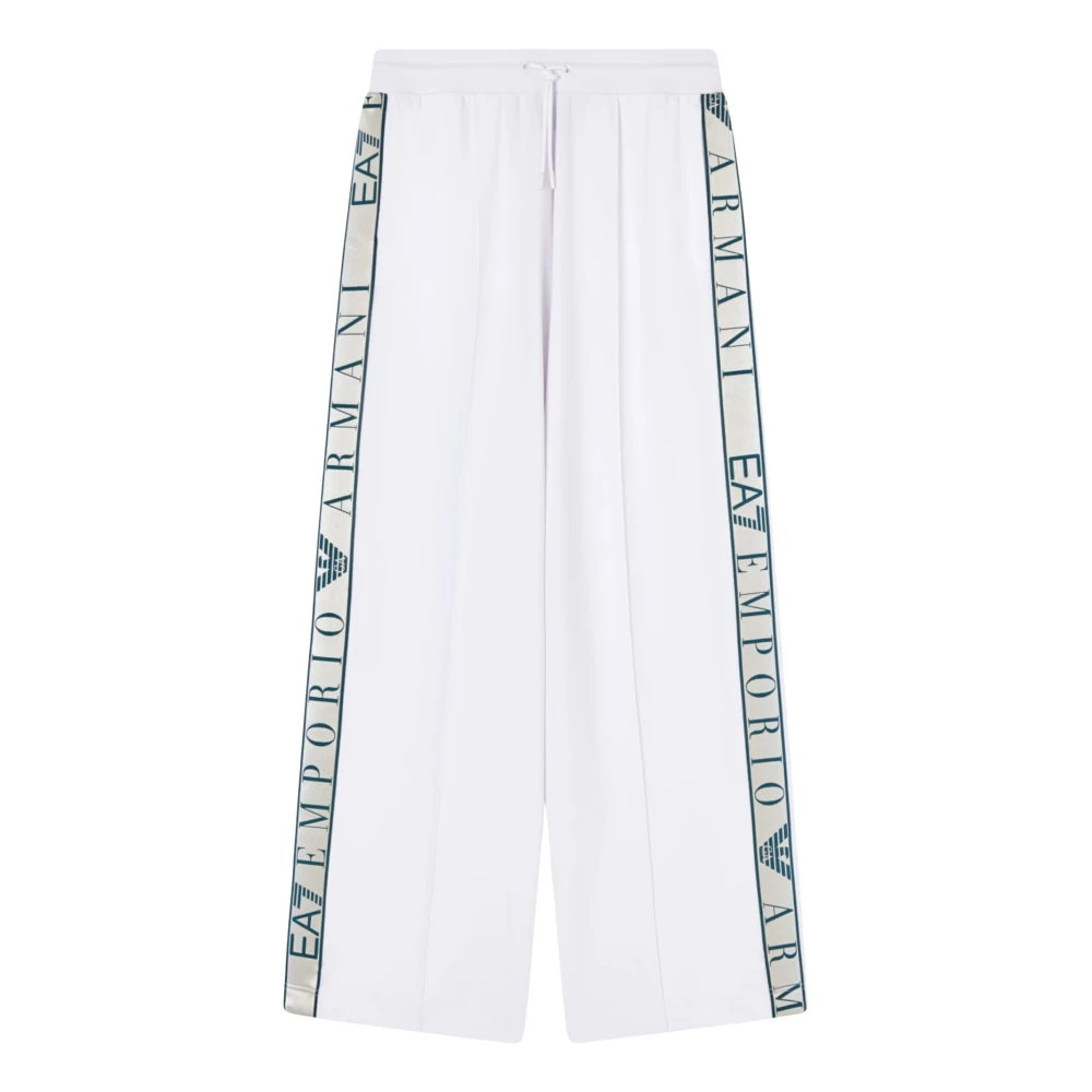 Emporio Armani Ea7 Femme Blanc Pantalons, Taille: 40 Fr Slim Fit Pantalons