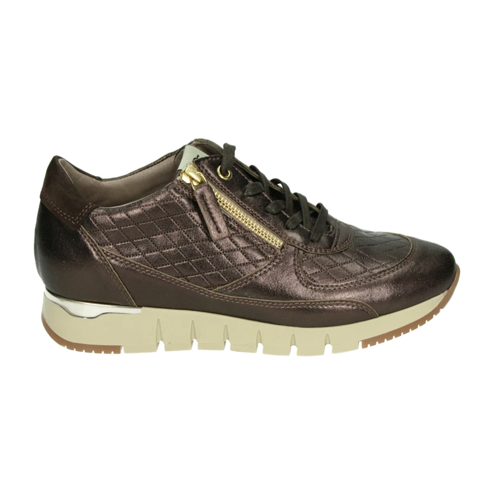 DL Sport Sportieve Lage Damesschoenen Brons Dames Schoenen Bruin