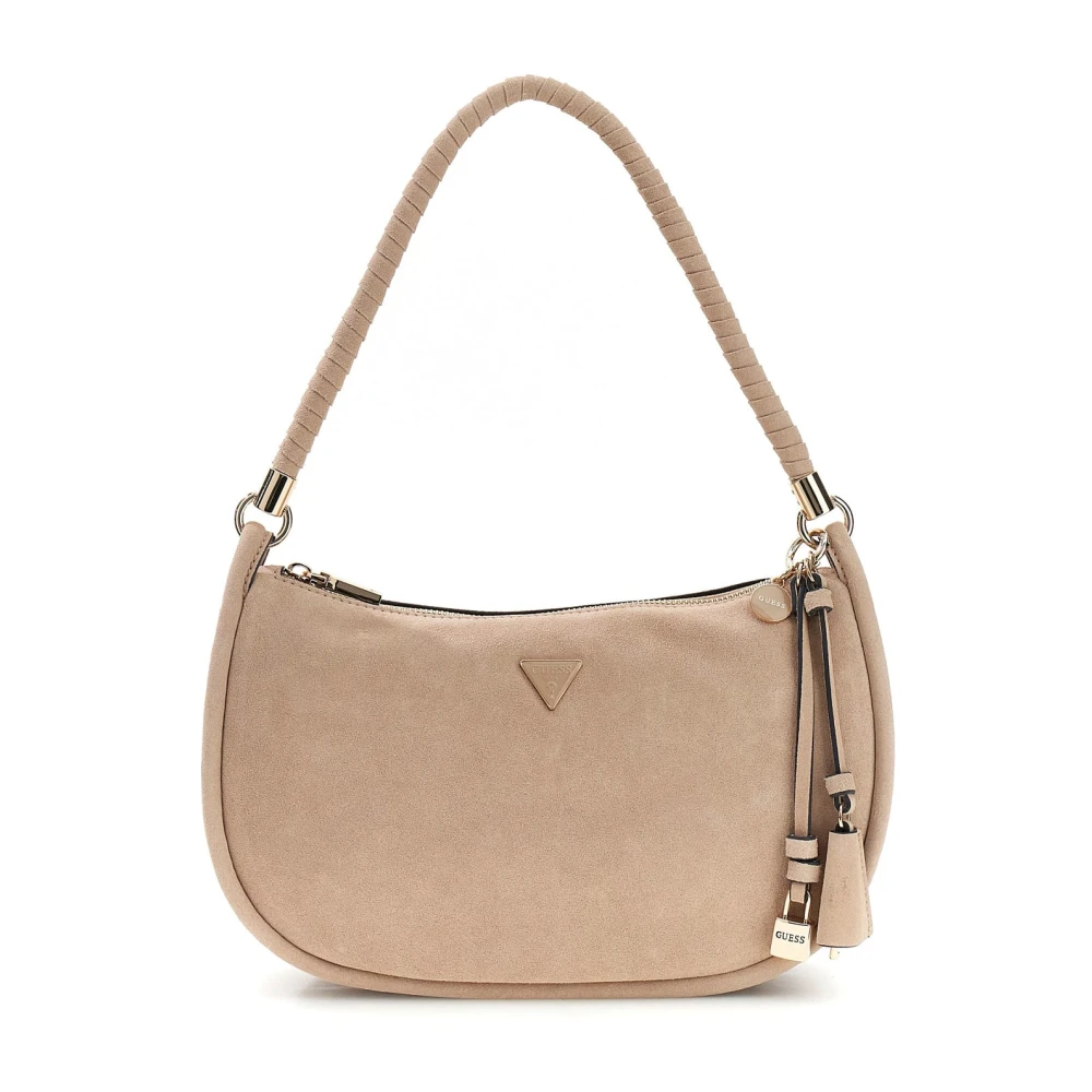 Guess Women's Brown Shoulder Bags, One Size, Danya Hobo Shoulder
