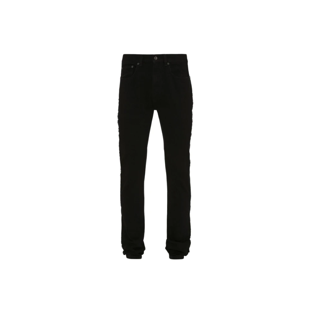 JW Anderson Slim-fit Twisted Jeans Black Heren