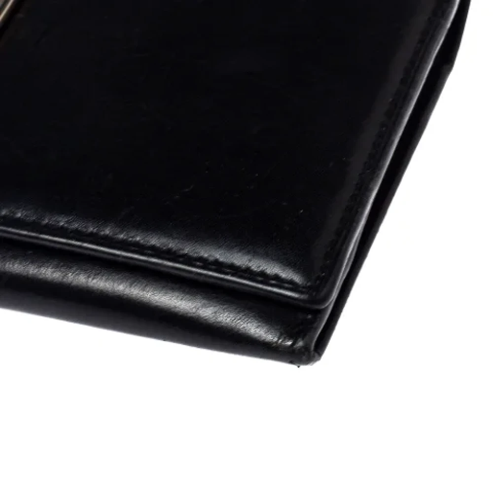 Salvatore Ferragamo Pre-owned Leather wallets Black Dames