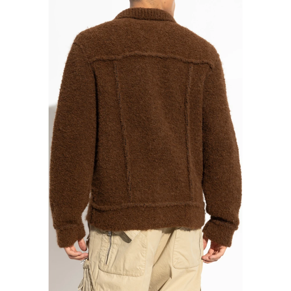 Dsquared2 Wollen jas Brown Heren