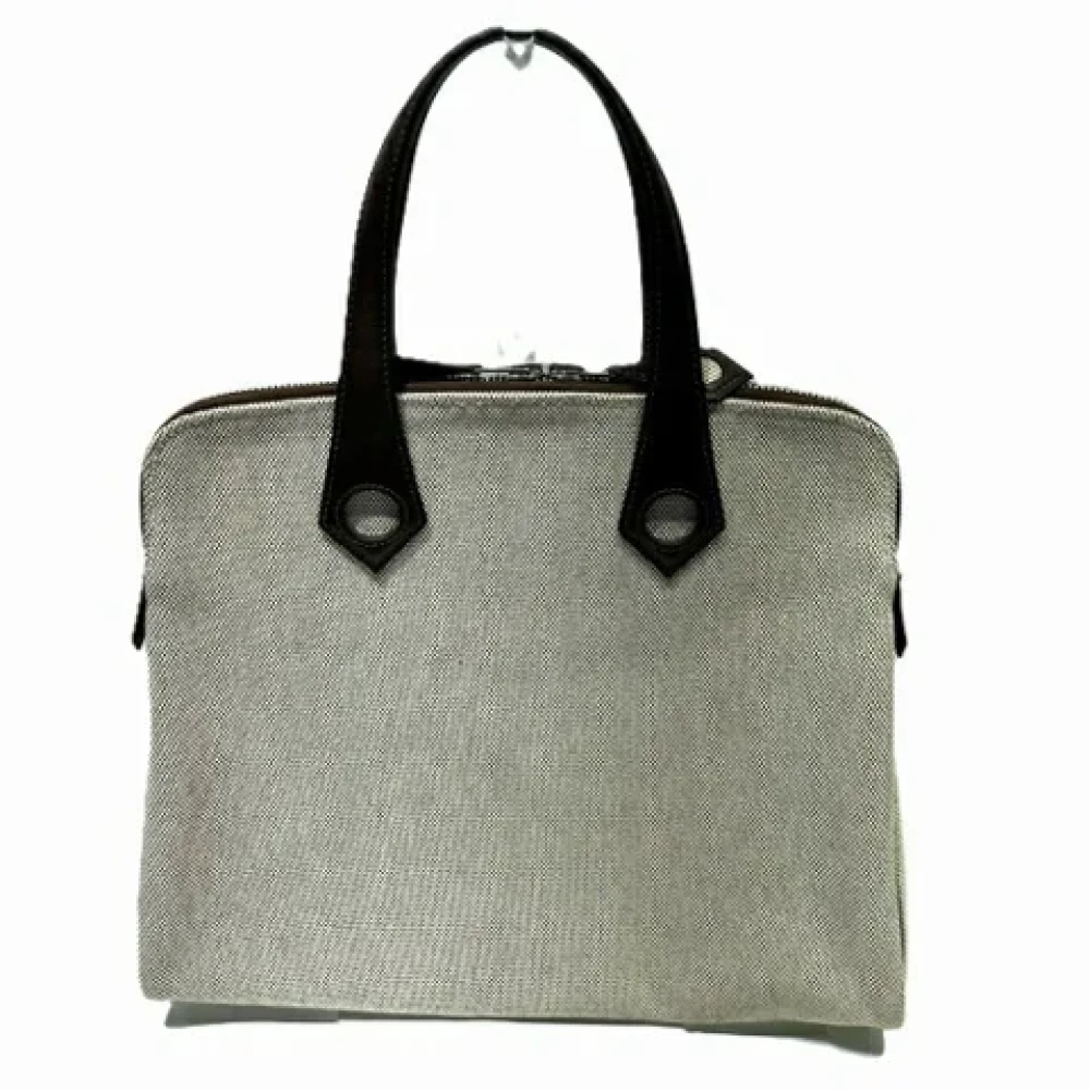 Hermès Vintage Pre-owned Canvas totes Beige Dames