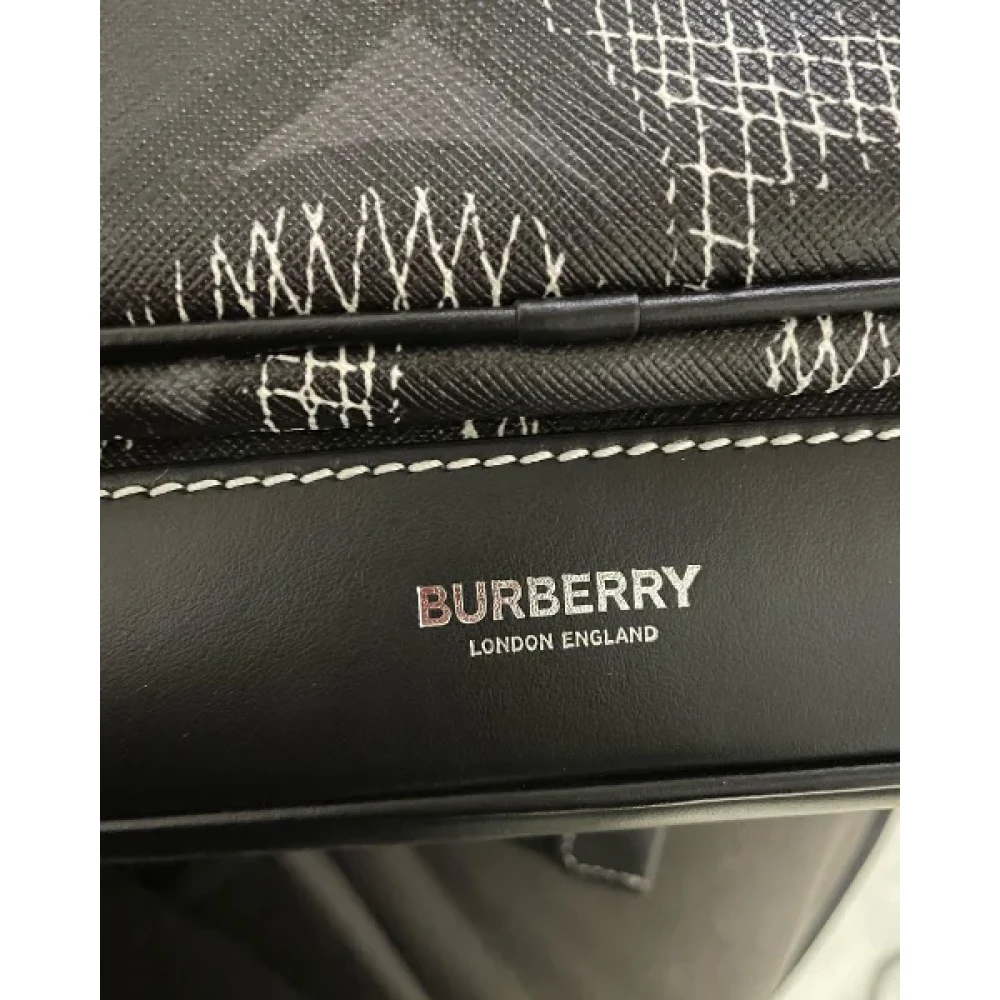 Burberry Vintage Pre-owned Canvas backpacks Black Dames