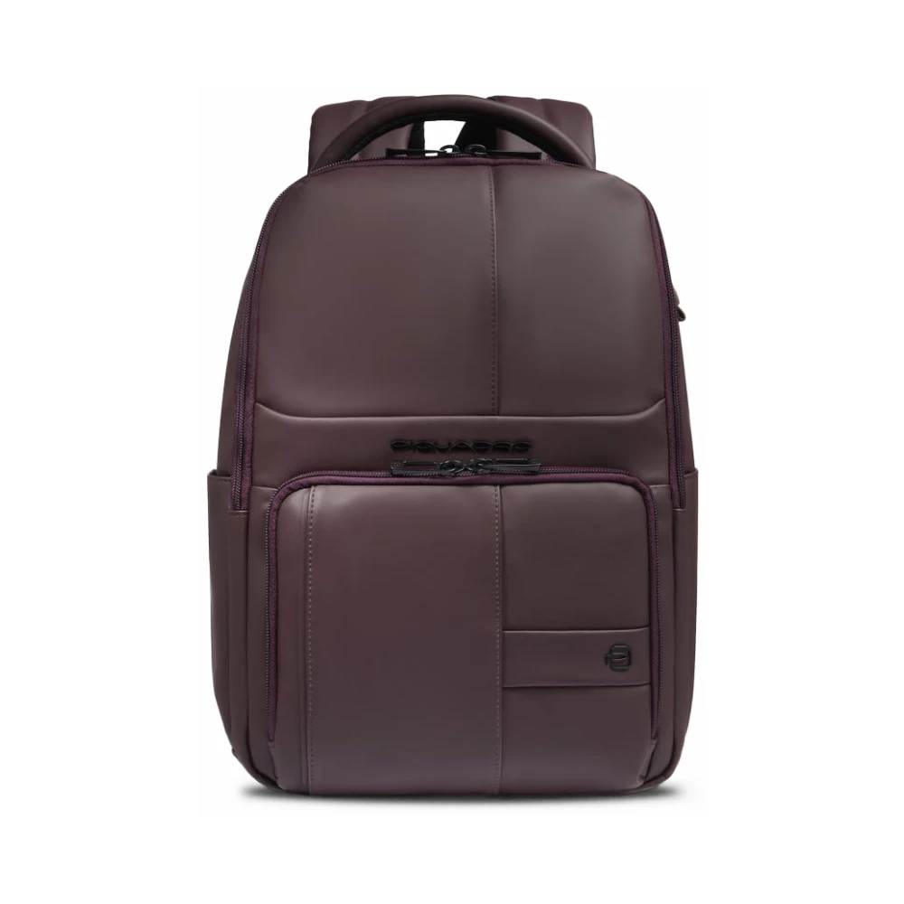 Piquadro Homme Rouge Sacs, Taille: One Size Sac À Dos Déperlant Pour Ordinateur Et Ipad Avec Protections Antichoc Et Rfid