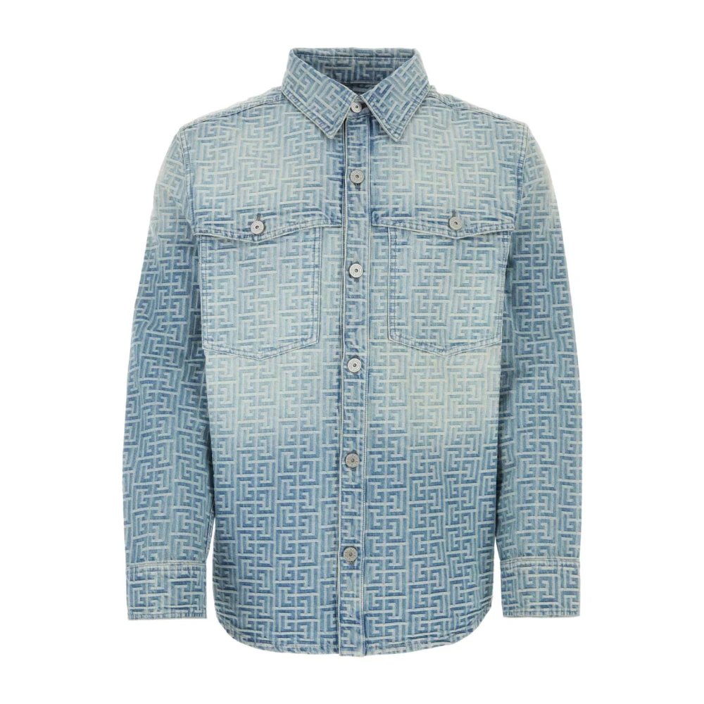 Jackets > Denim Jackets - - Balmain - Modalova