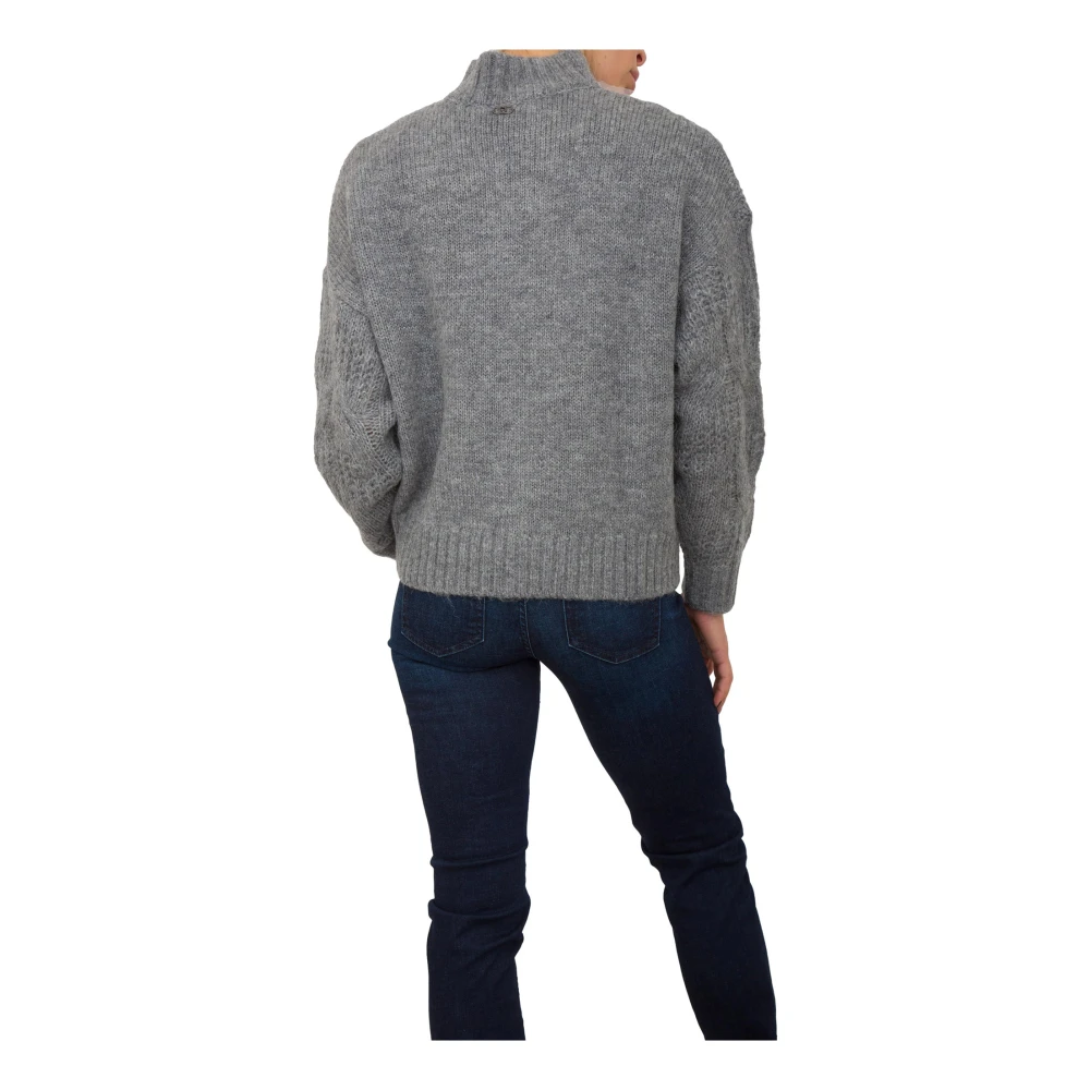 Liu Jo Grijze Gebreide Trui Gray Dames