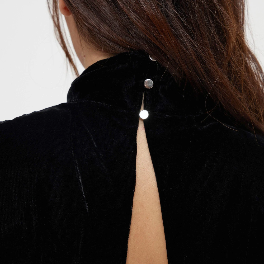 Sabina Musayev Maxi Jurk Black Dames