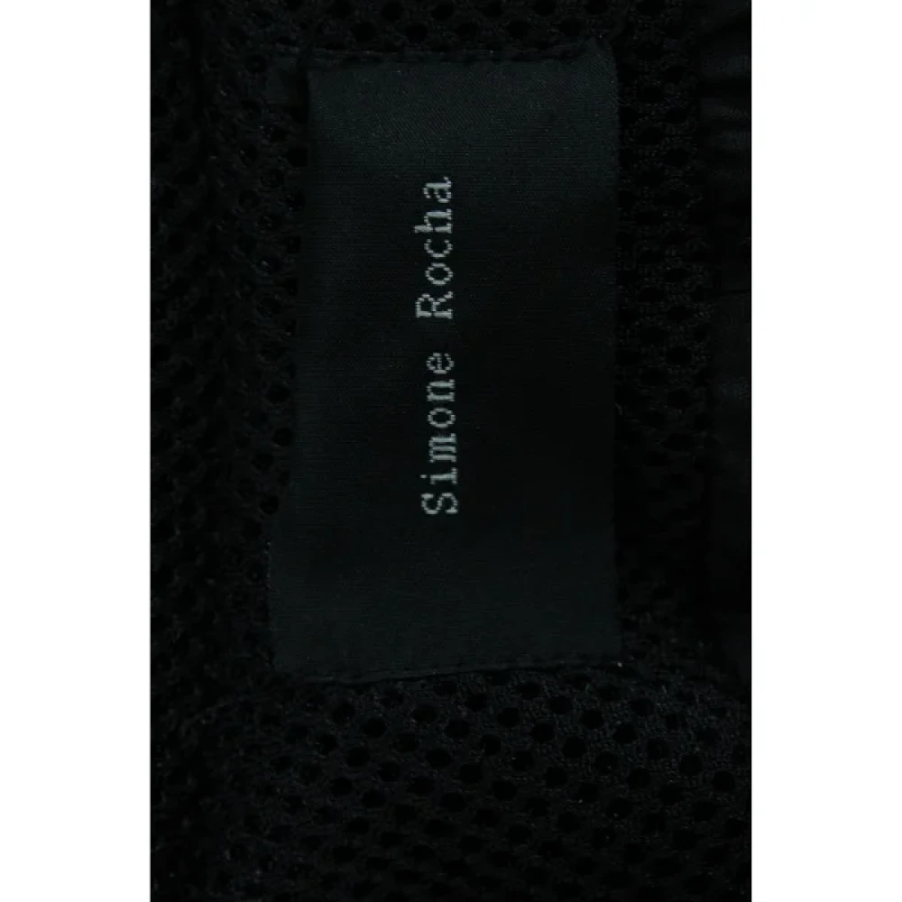 Simone Rocha Pre-owned Polyester outerwear Black Dames