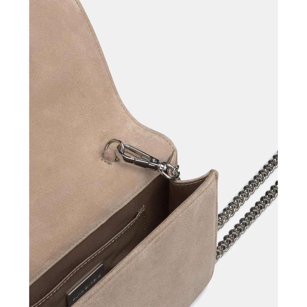 Alma en Pena Rhinestone clutch tas Brown Dames