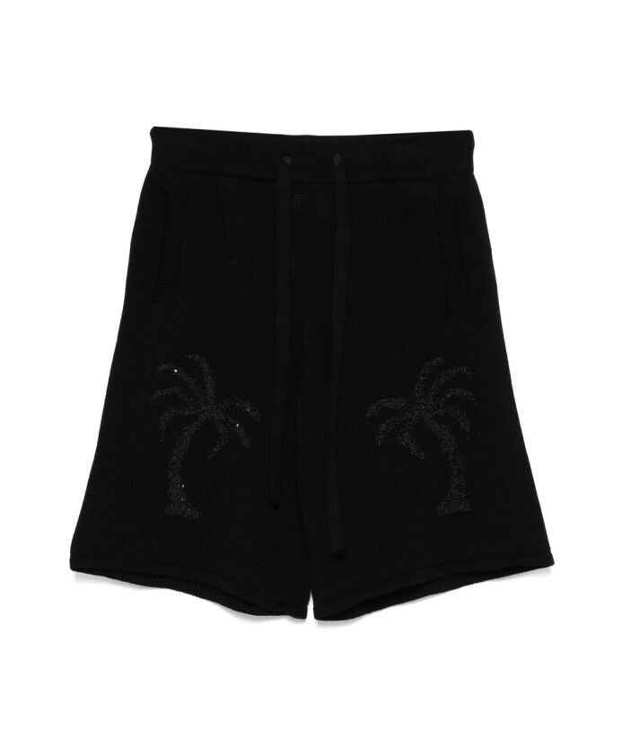 shorts-noirs-a-paillettes-et-cordon-de-serrage