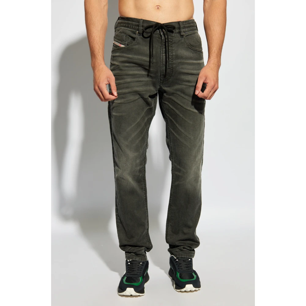 Diesel Broek `2032 D-Krooley-B` Black Heren