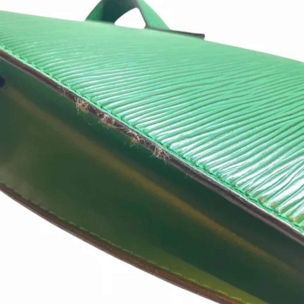 Louis Vuitton Vintage Pre-owned Leather shoulder-bags Green Dames