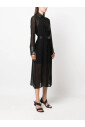 chemisier-mix-fabric-midi-dress