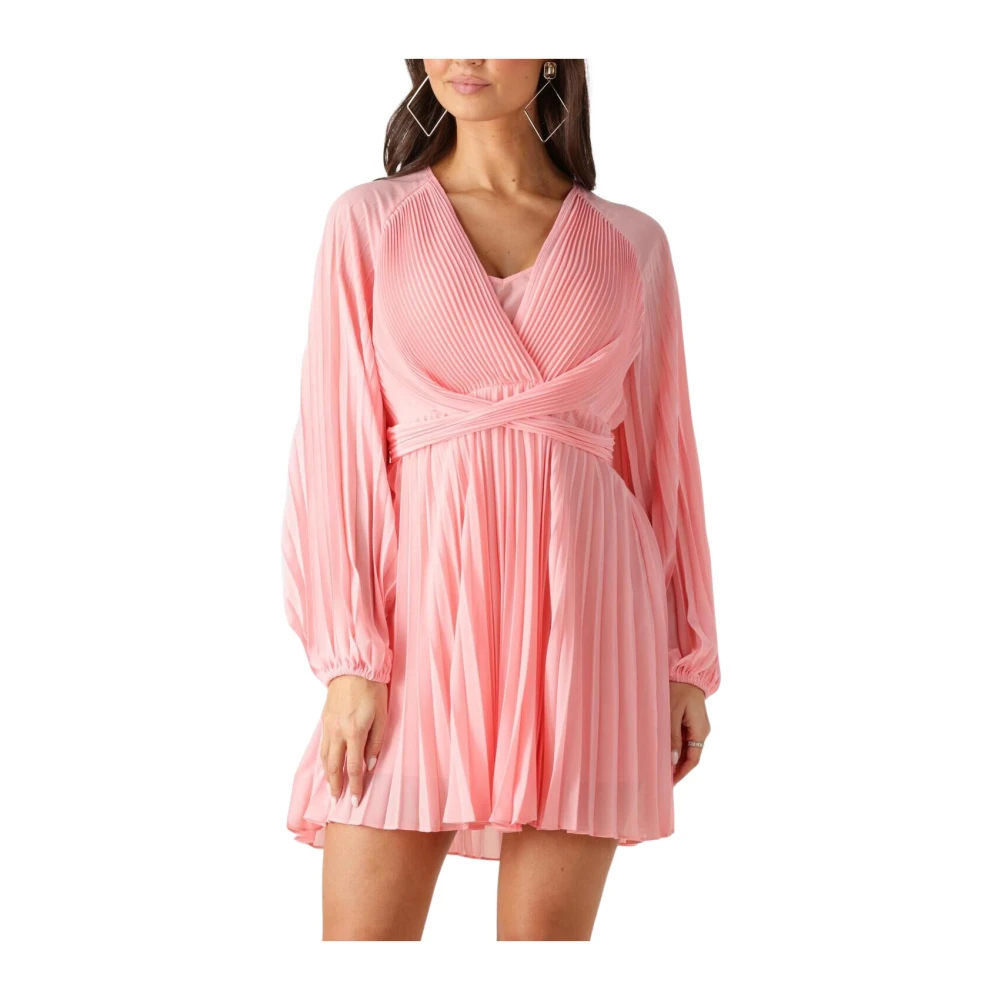 Twinset Roze Mini Jurk Charme Pink Dames