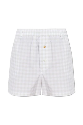 Cotton Plaid Shorts