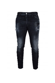 Trendige Schwarze Slim-Fit Jeans