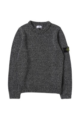 pull-en-tricot-col-rond-bleu