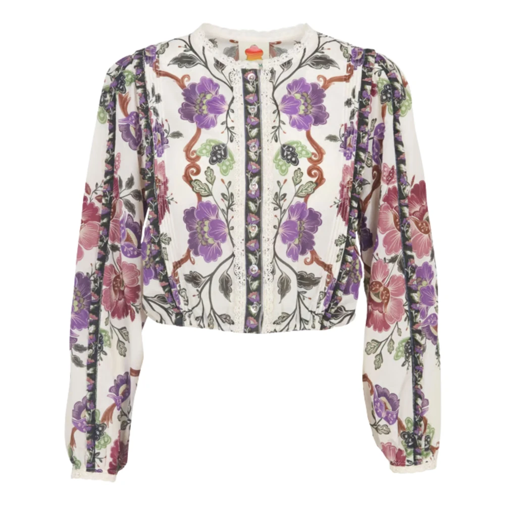 Farm Rio Women's Multicolor Rococo Shirt - Blouses - S - Blouses & Shirts