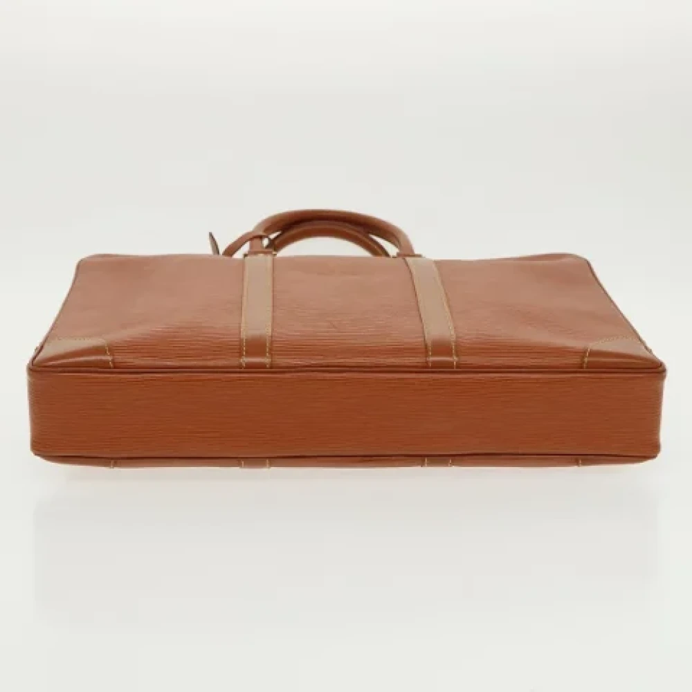 Louis Vuitton Vintage Pre-owned Leather handbags Brown Dames