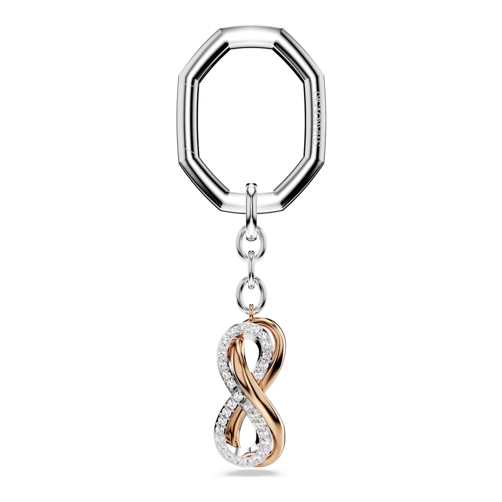 Swarovski - Schlüsselanhänger Infinity Weiß/Mixed-Metal Finish 5687996 - Accessories - Damen - Grau - One Size - Image 3