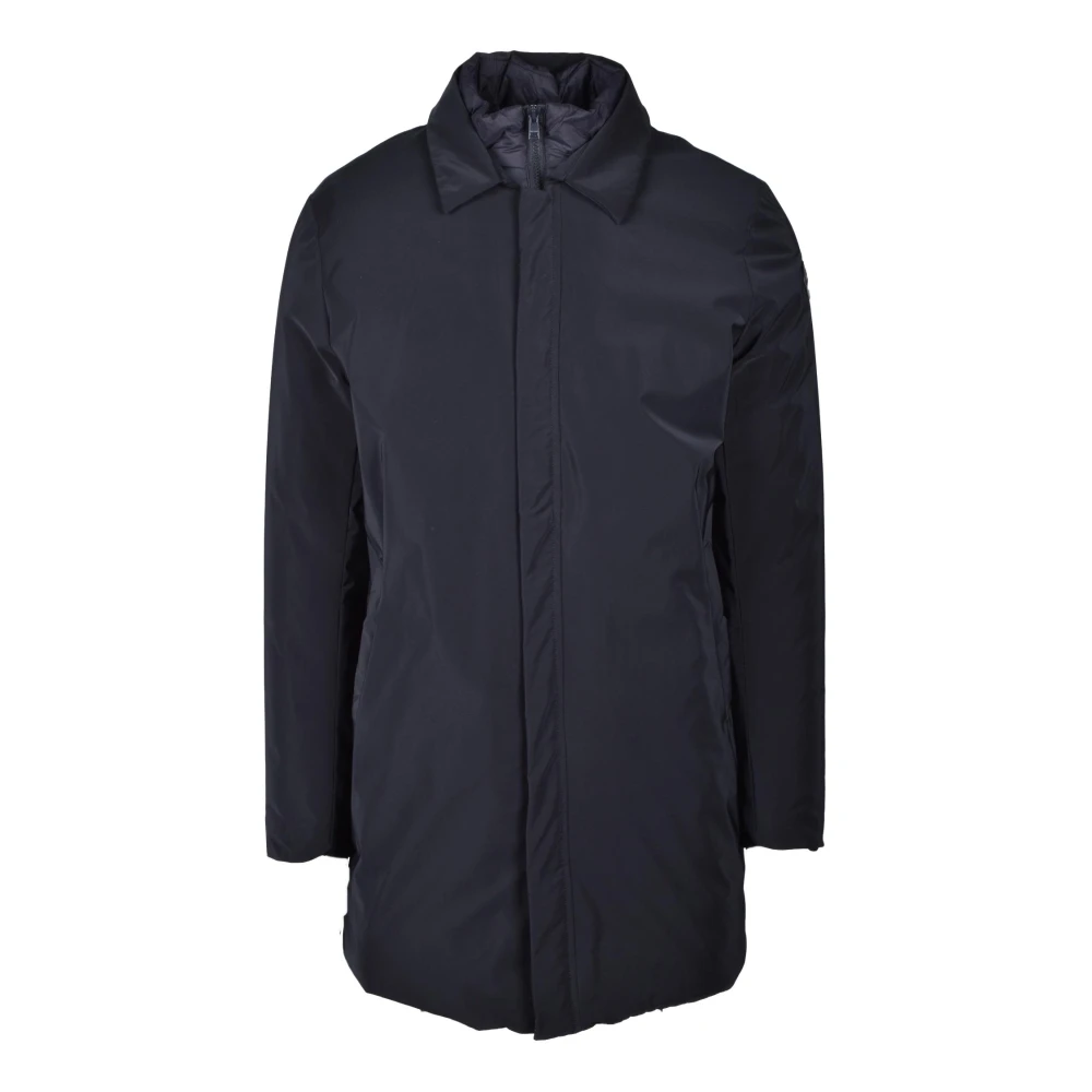 Museum Stijlvolle Jas 100% Polyester Black Heren