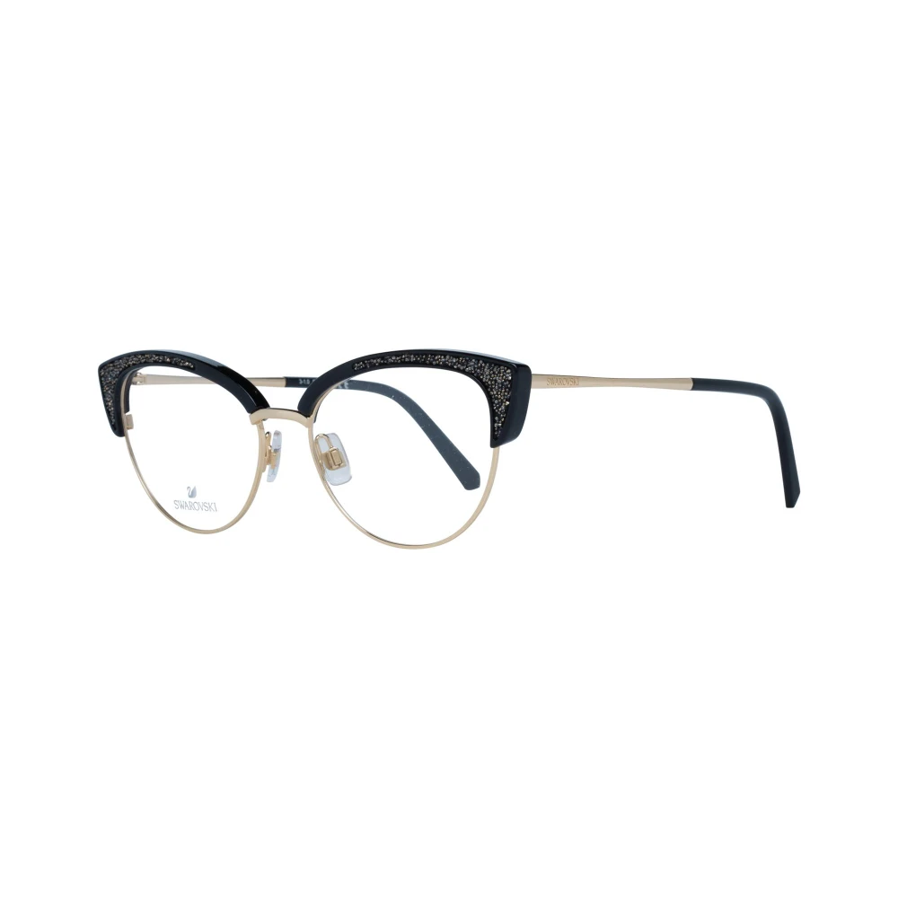 Swarovski Gold Frames for Woman Svart Dam