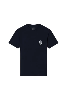 Kortärmad T-shirt med rund hals