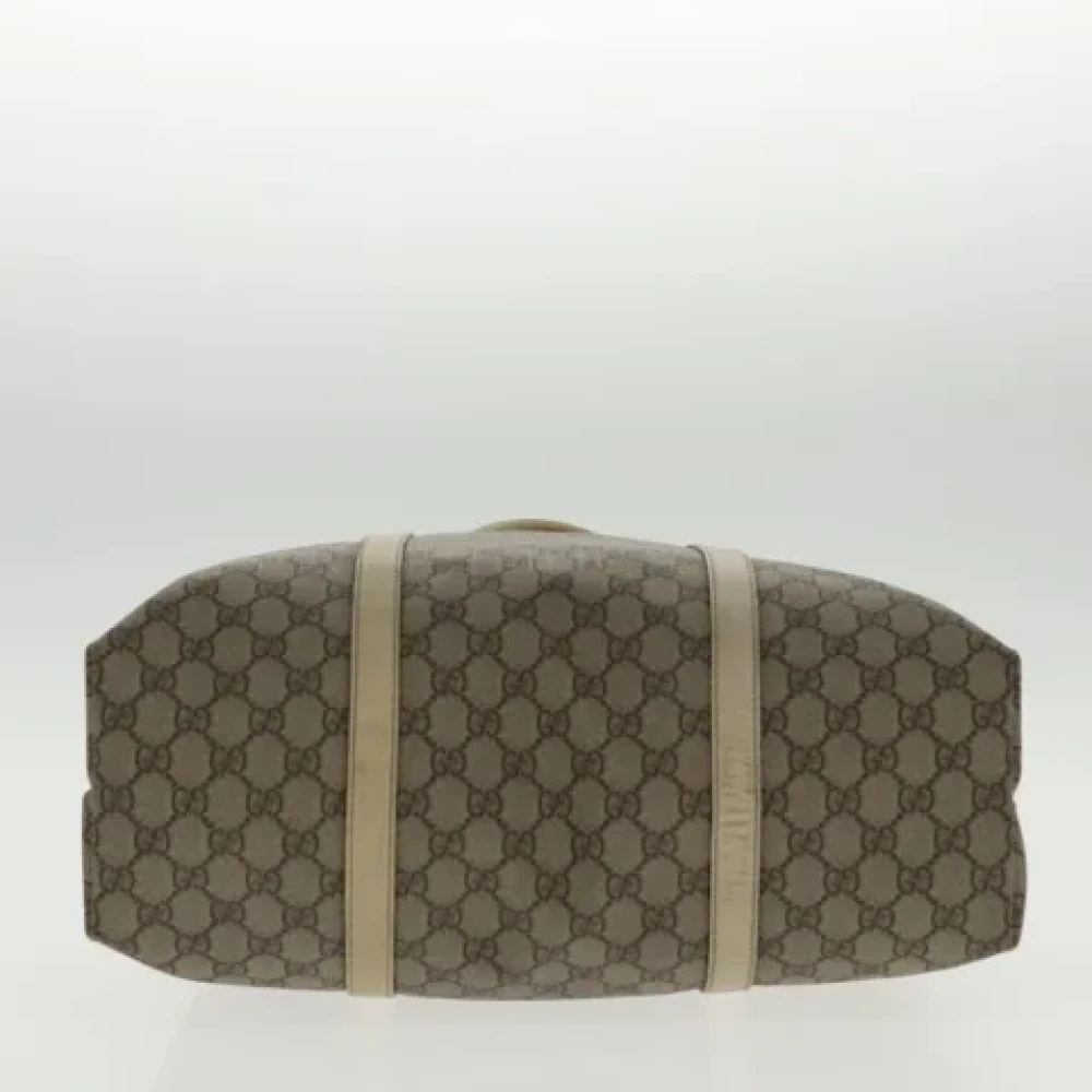 Gucci Vintage Pre-owned Leather gucci-bags Beige Dames