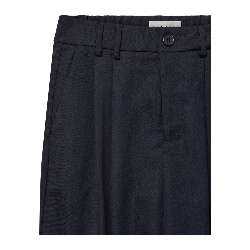 Blanche Wide Trousers Black Dames